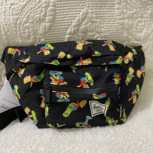 Herschel Supply Company Handbags - Herschel Supply Co. Sling Fanny Belt Shoulder Bag Pack Unisex The Bart Simpson